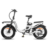 FAFREES F20 X-MAX Electric Bike - 750W Motor 48V30AH Battery 180KM PAS Mode Range Hydraulic Brakes - White
